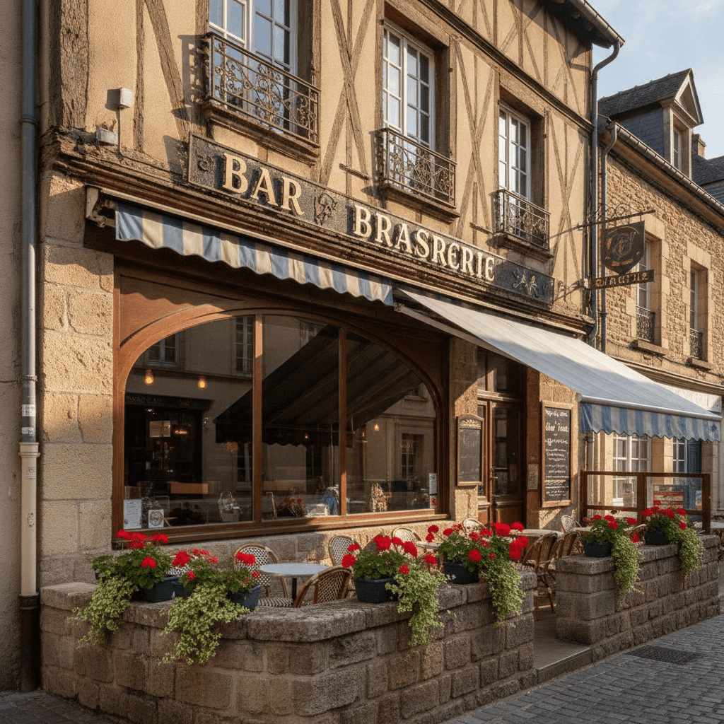 Bar-brasserie 507m² à Bourges : terrasse - licence IV - Image 1