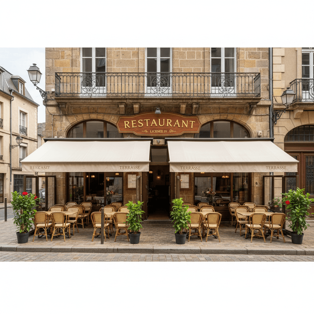 Restaurant 120m² à Saint-Dié-Des-Vosges : terrasse - licence IV - Image 1