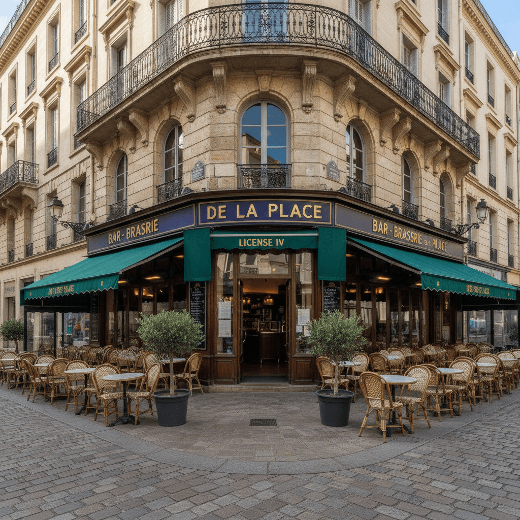 Bar-brasserie 500m² à Toulon : terrasse - licence IV - Image 1