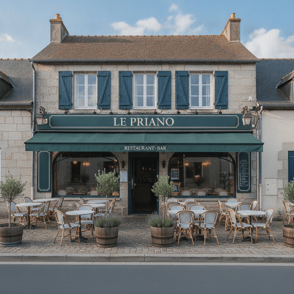 Restaurant 270m² à Surzur : terrasse - licence IV - Image 1