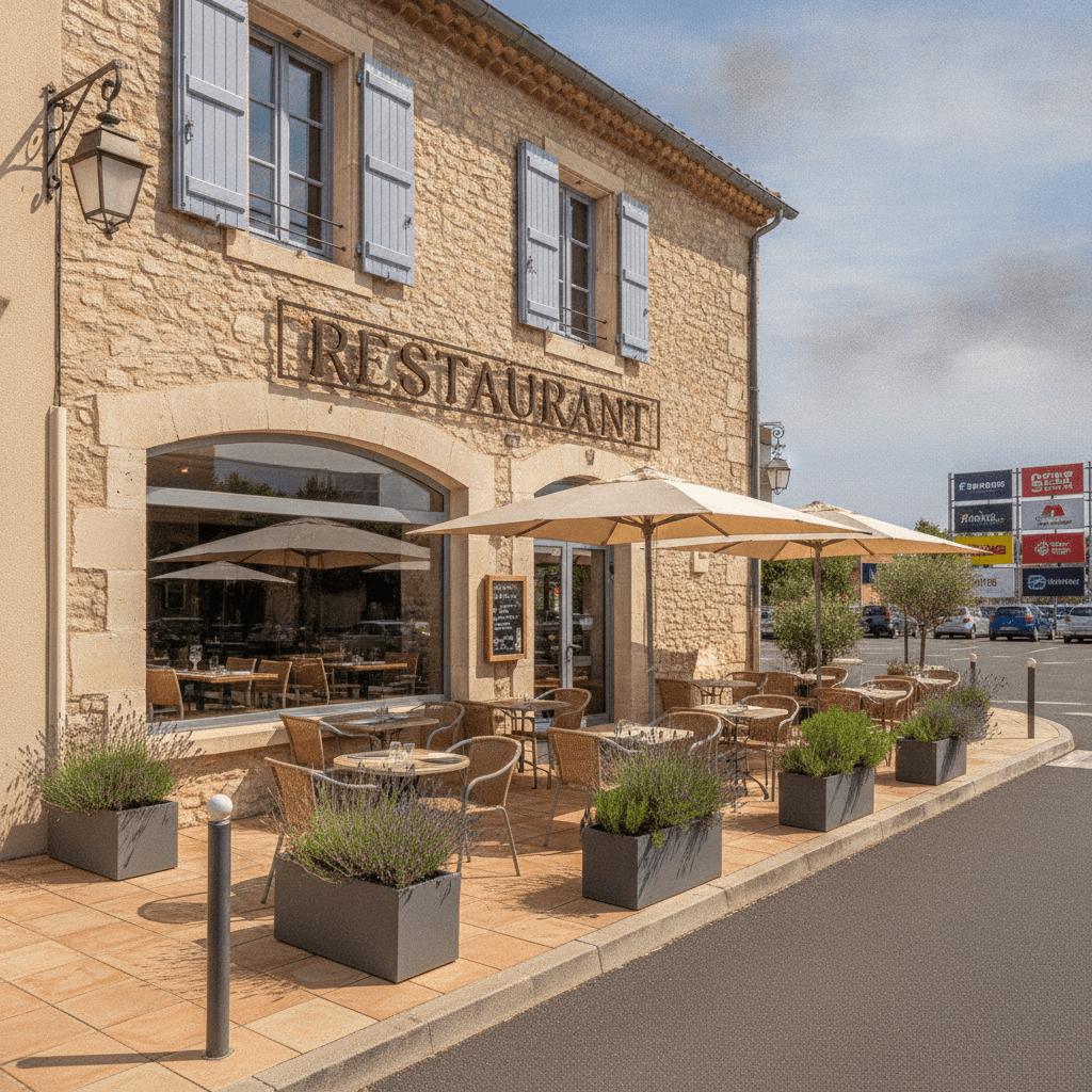 Restaurant 300m² à Salon-De-Provence : terrasse - licence IV - Image 1