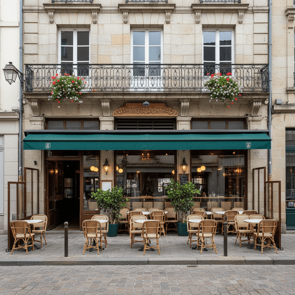 Bar-brasserie à Quimper : terrasse - licence IV - Image 1