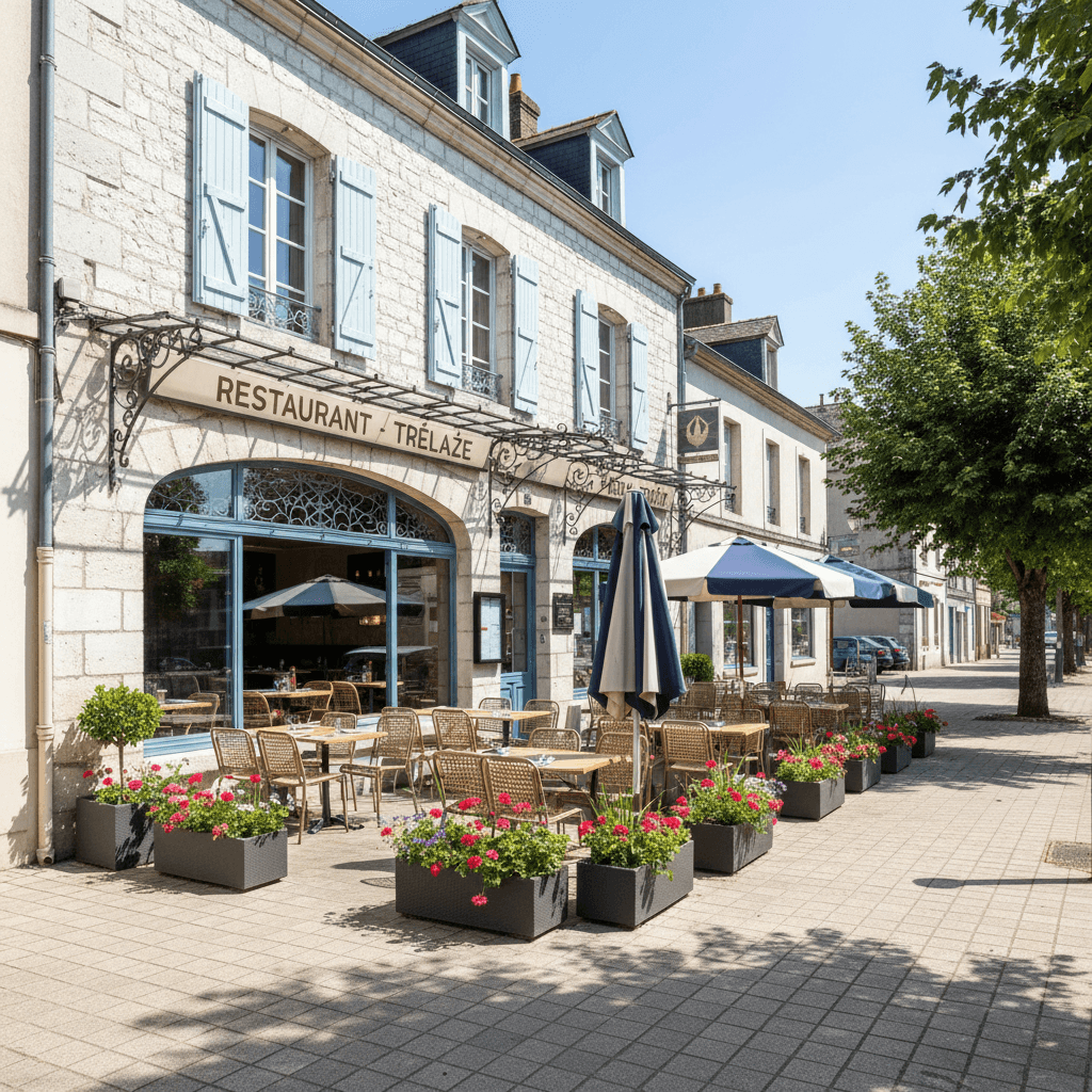 Restaurant 450m² à Trélazé : terrasse - licence IV - Image 1
