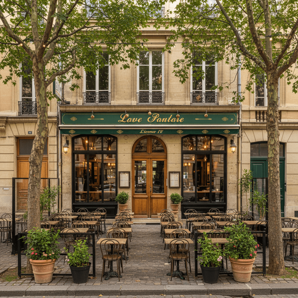 Restaurant à Lyon : terrasse - licence IV