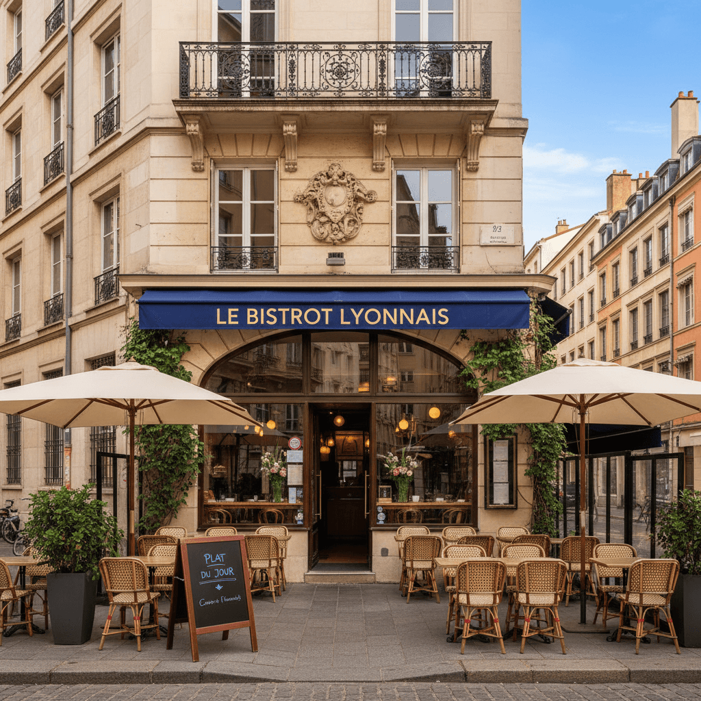 Restaurant 70m² à Lyon : terrasse - extraction
