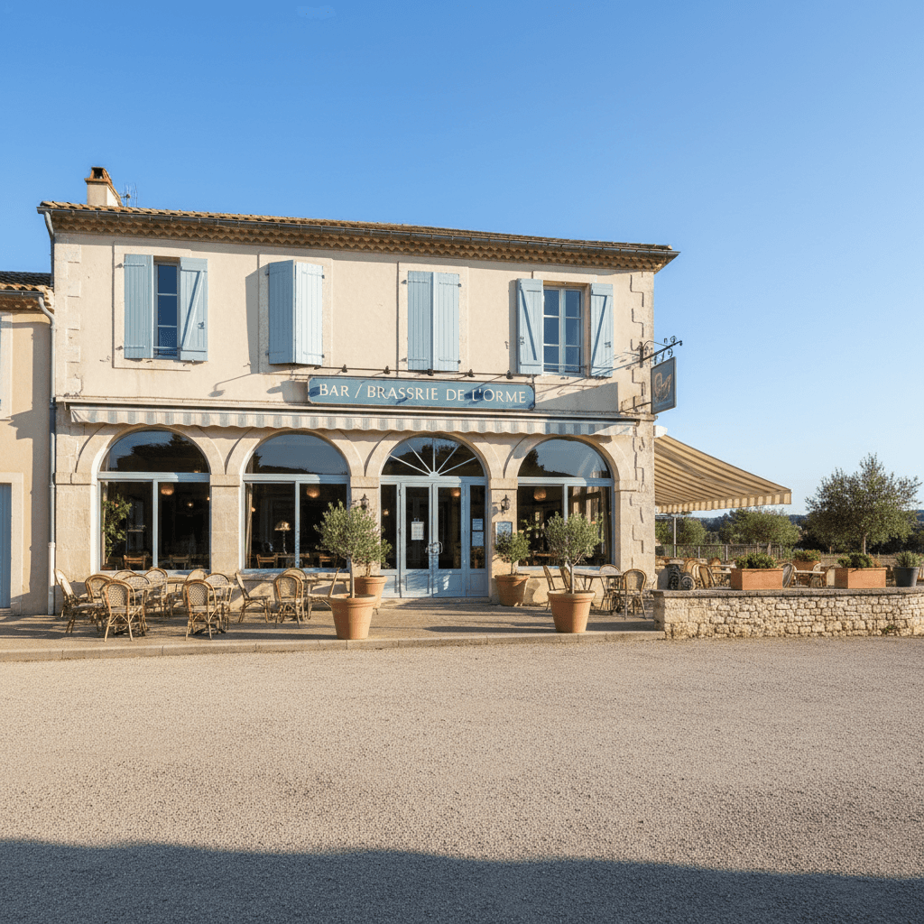 Bar-brasserie 270m² à Oraison : terrasse - licence IV - Image 1