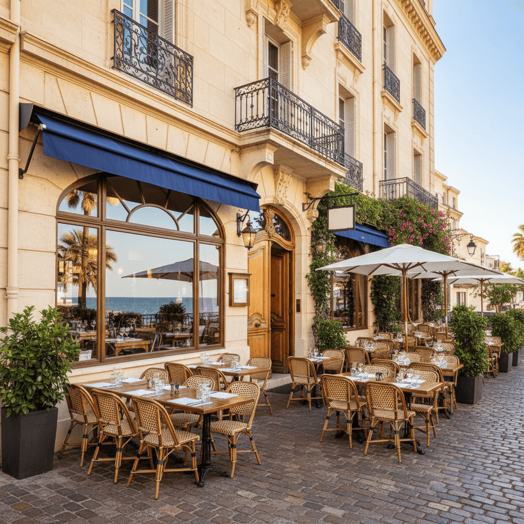 Restaurant 200m² à Cannes : terrasse - licence IV - Image 1