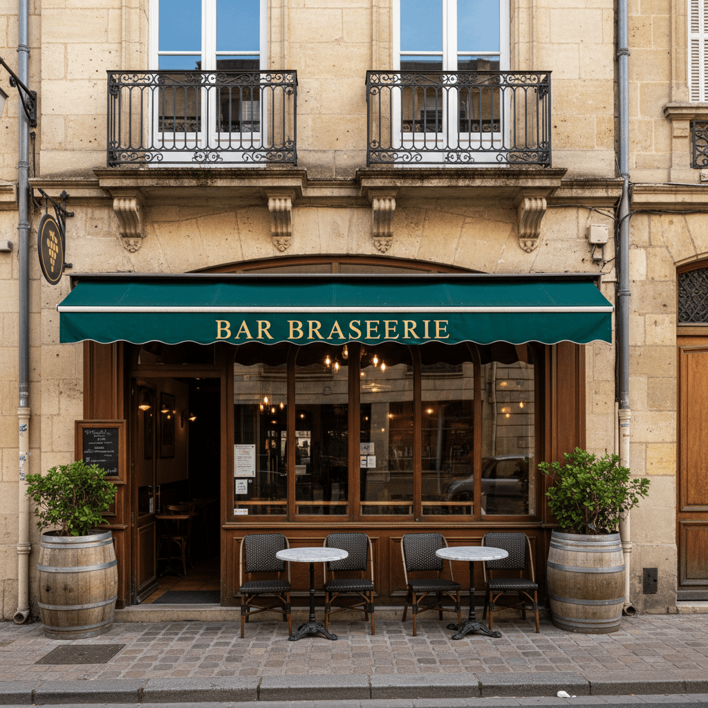 Bar-brasserie 75m² à Bordeaux : licence IV