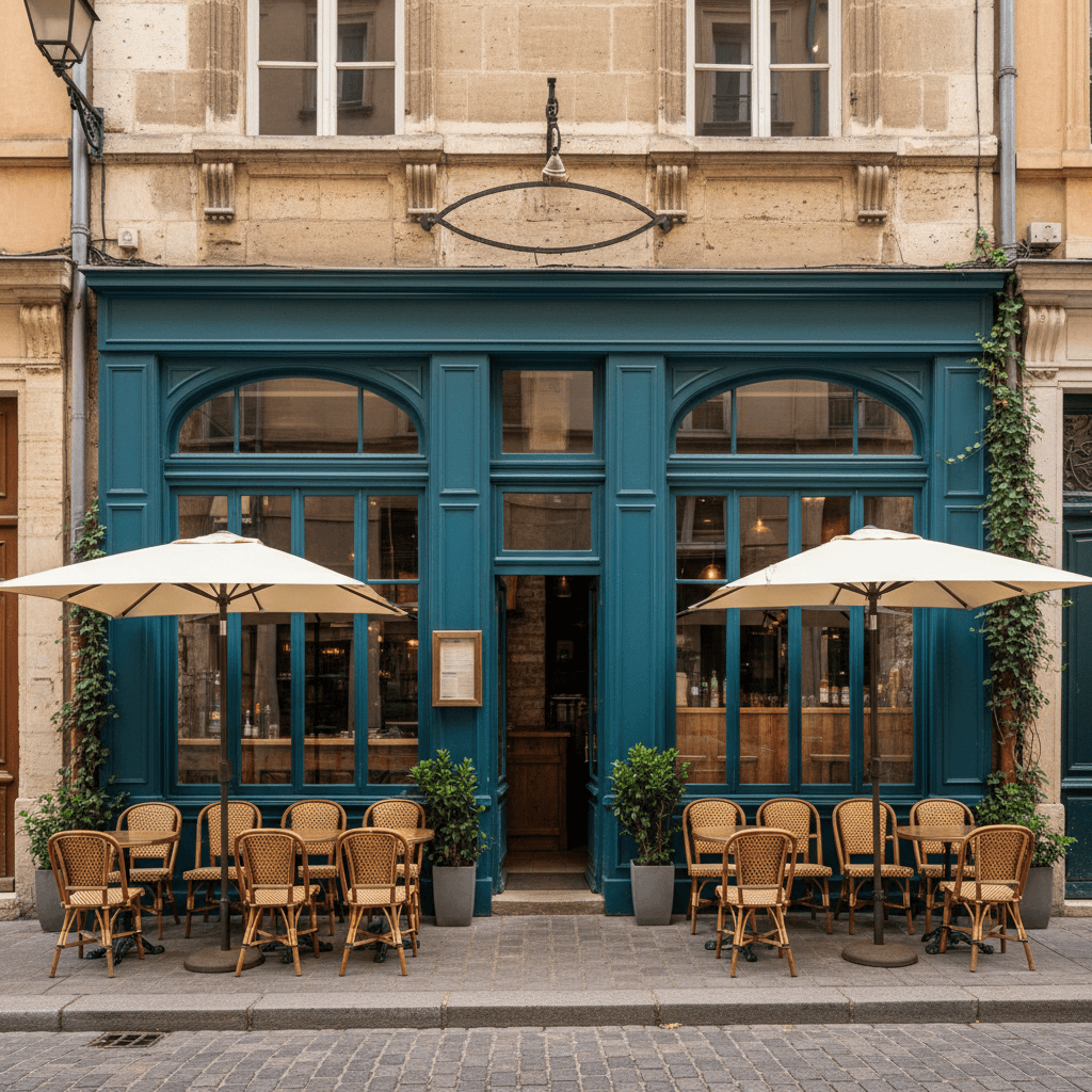 Restaurant 100m² à Lyon : terrasse - extraction