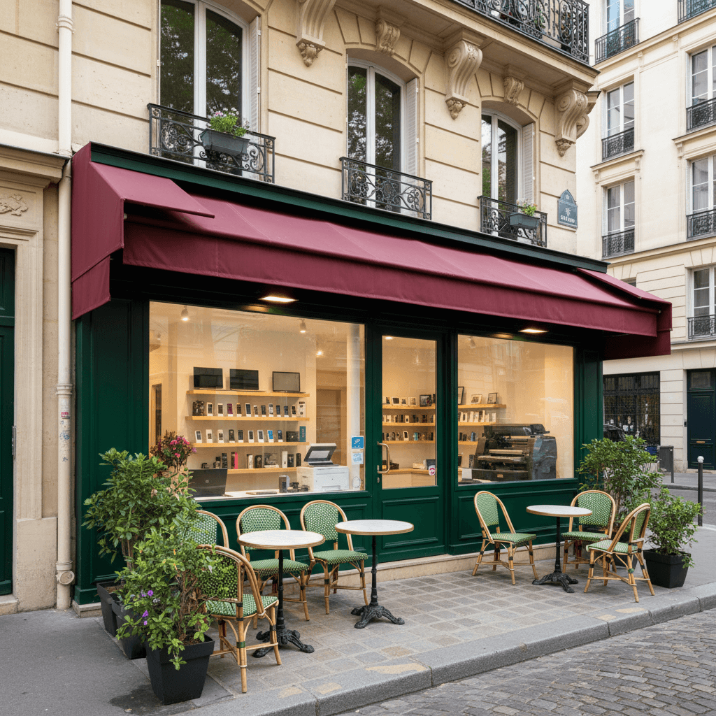 Local commercial de 52 m² avec terrasse à Paris - Image 1