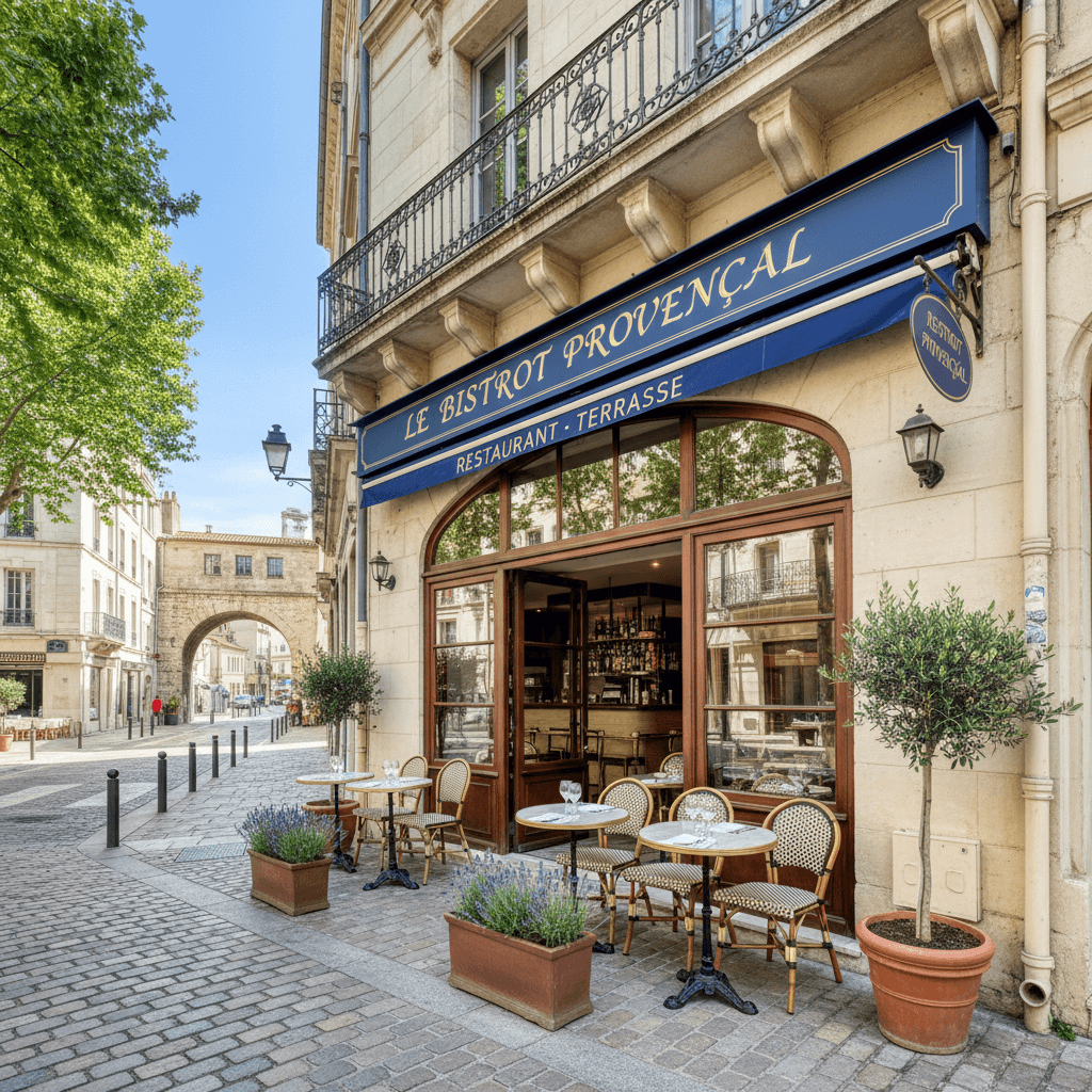 Restaurant à Toulon : terrasse - licence IV