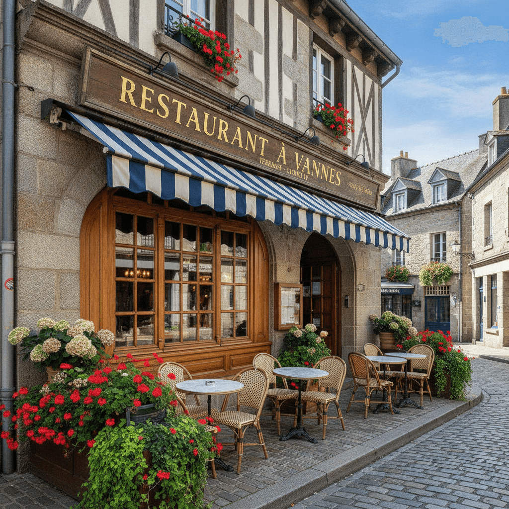 Restaurant à Vannes : terrasse - licence IV - Image 1
