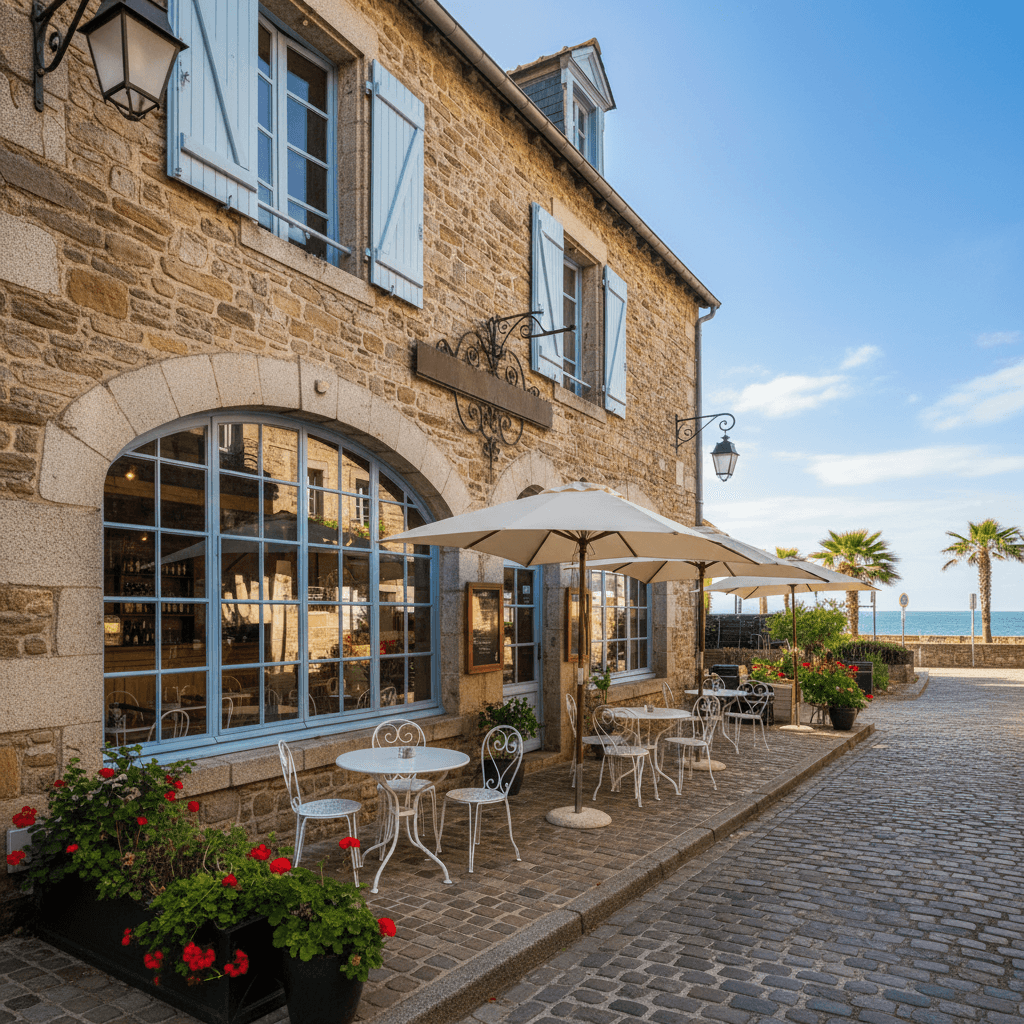 Restaurant à Port-Louis : terrasse - licence IV - Image 1