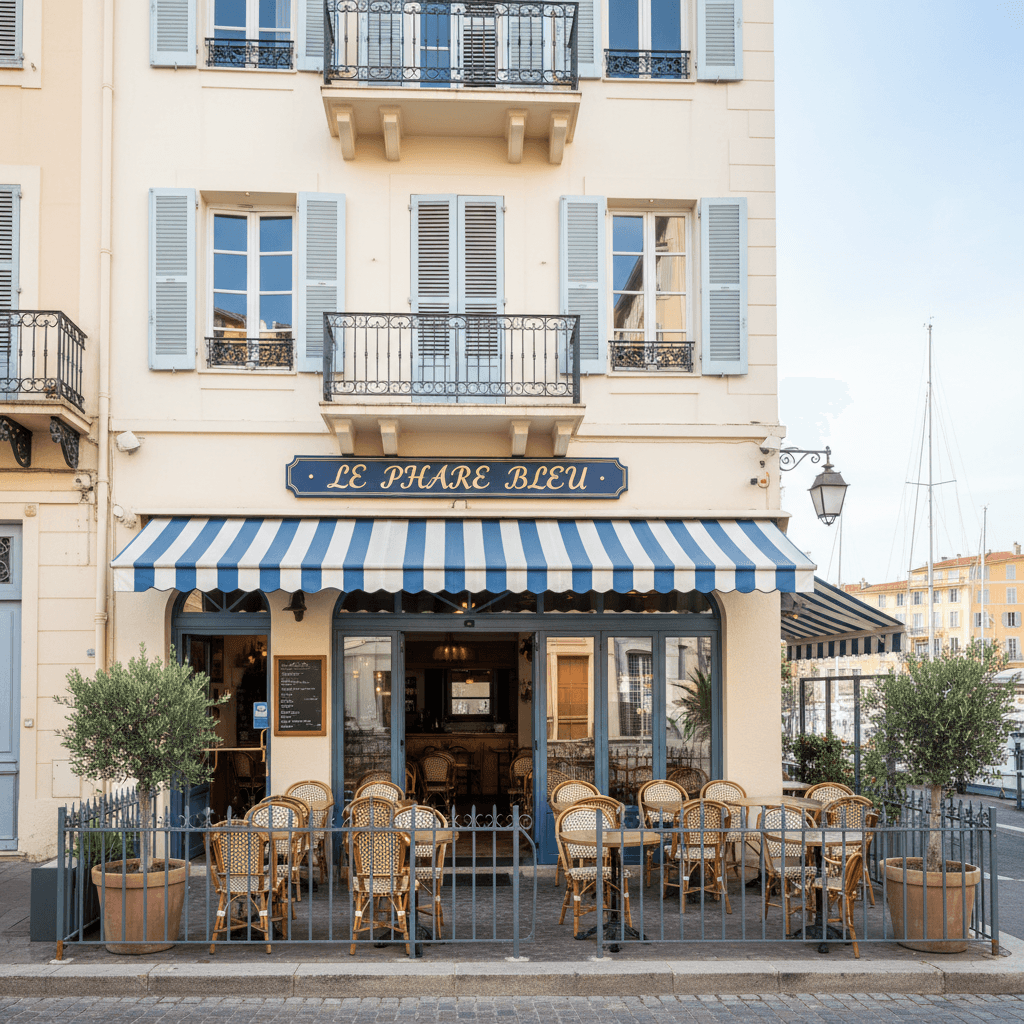 Charmant restaurant au port de Nice à saisir !