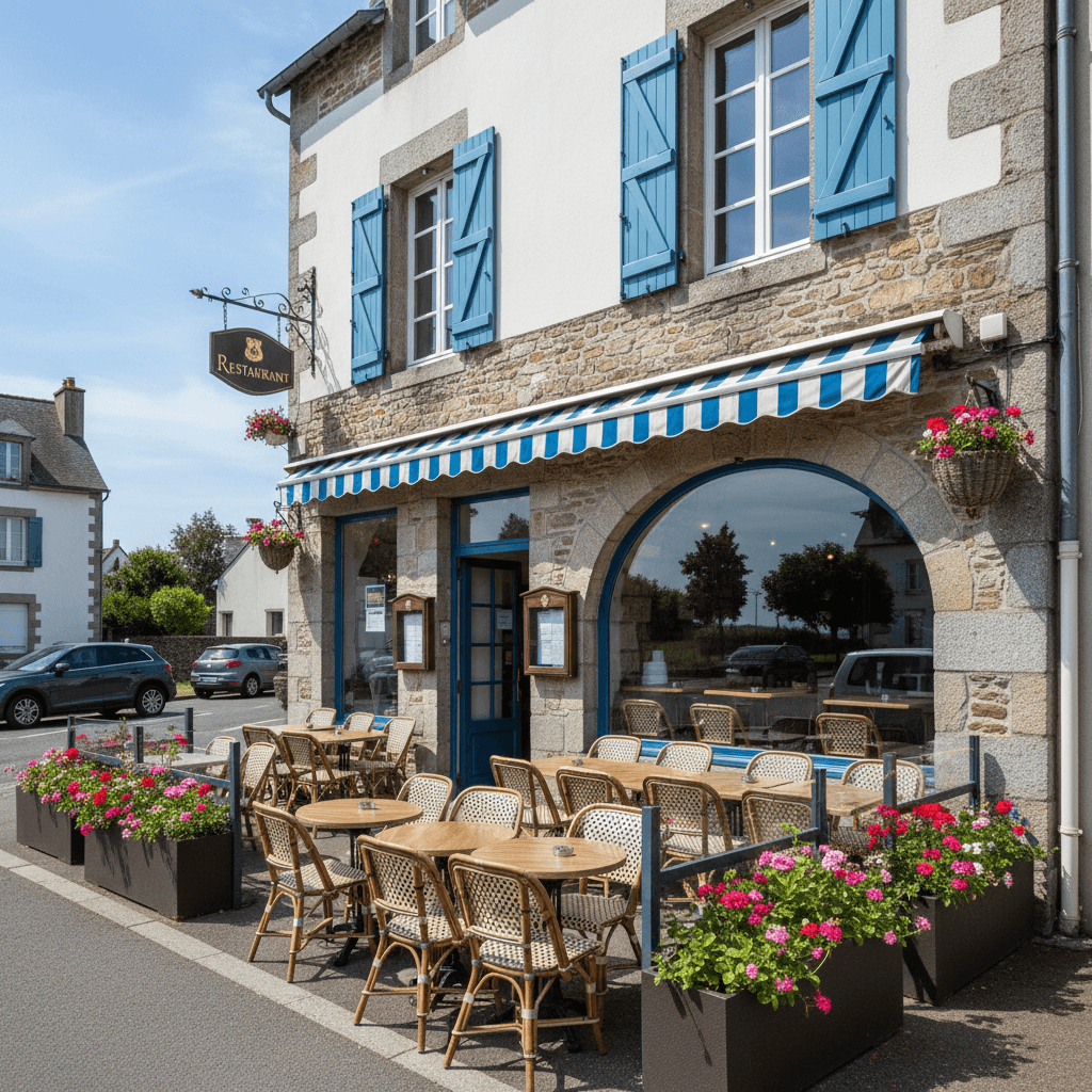 Restaurant à Vannes : terrasse - licence IV - Image 1