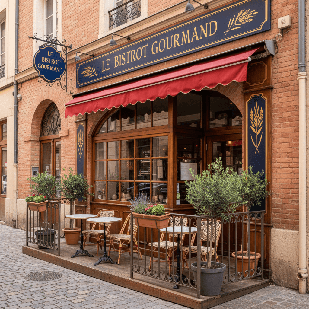 Restaurant 70m² à Toulouse : terrasse - extraction - Image 1