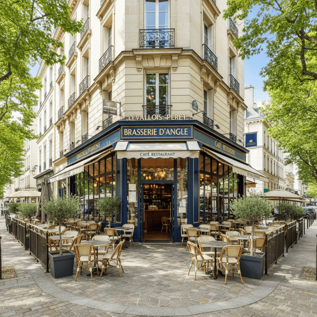 Bar-brasserie 100 couverts à Levallois-Perret : terrasse - licence IV - Image 1