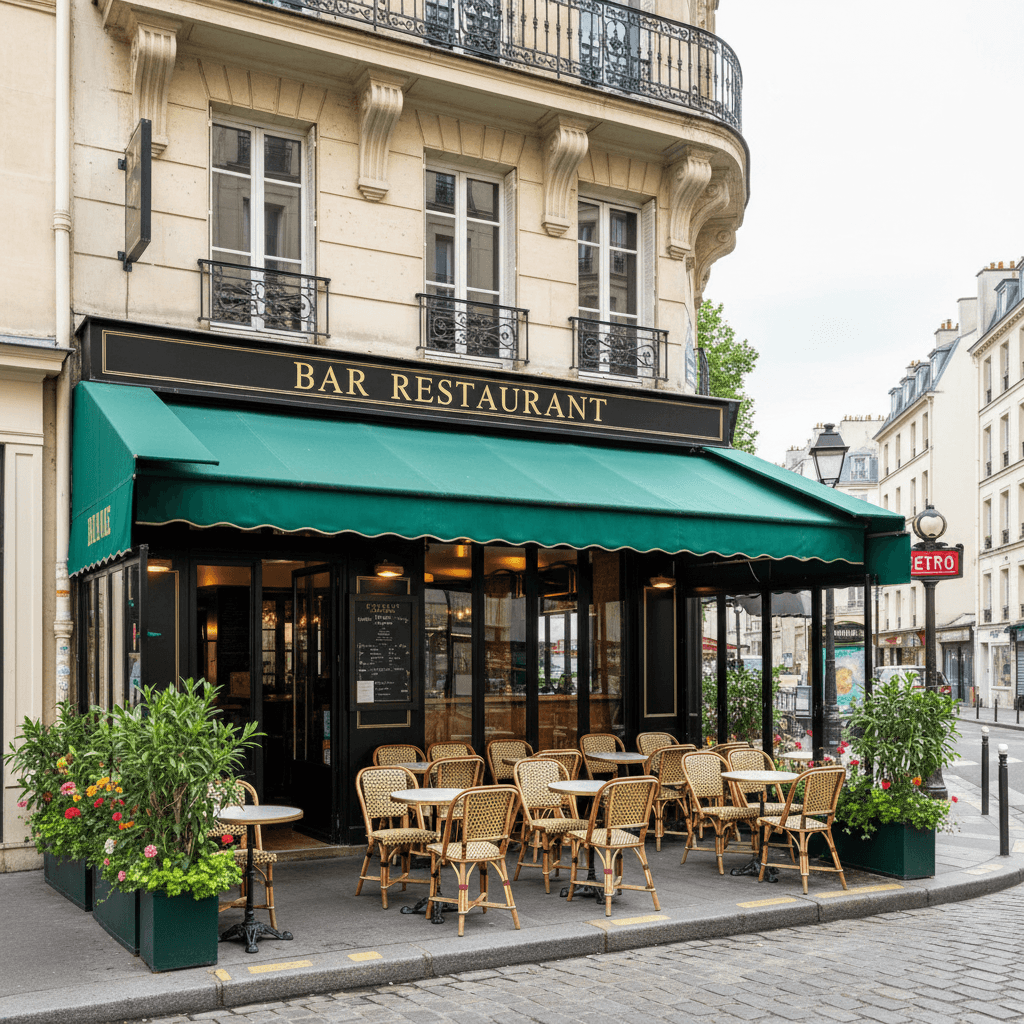 Bar-restaurant 28 couverts à Paris : licence IV - extraction en redressement