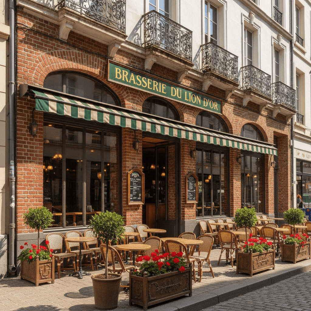 Bar-brasserie 200m² à Lille : terrasse - licence IV