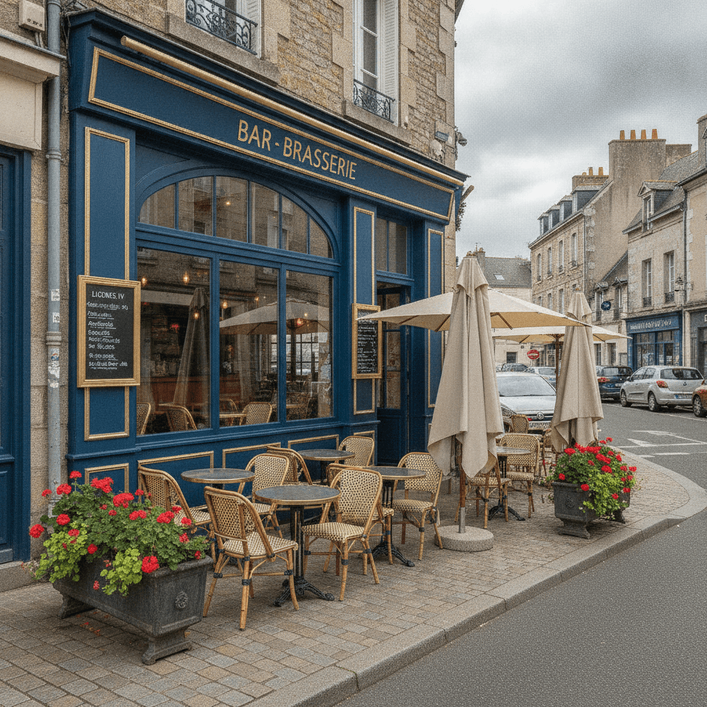 Bar-brasserie 180m² à Cherbourg-en-Cotentin : terrasse - licence IV - Image 1