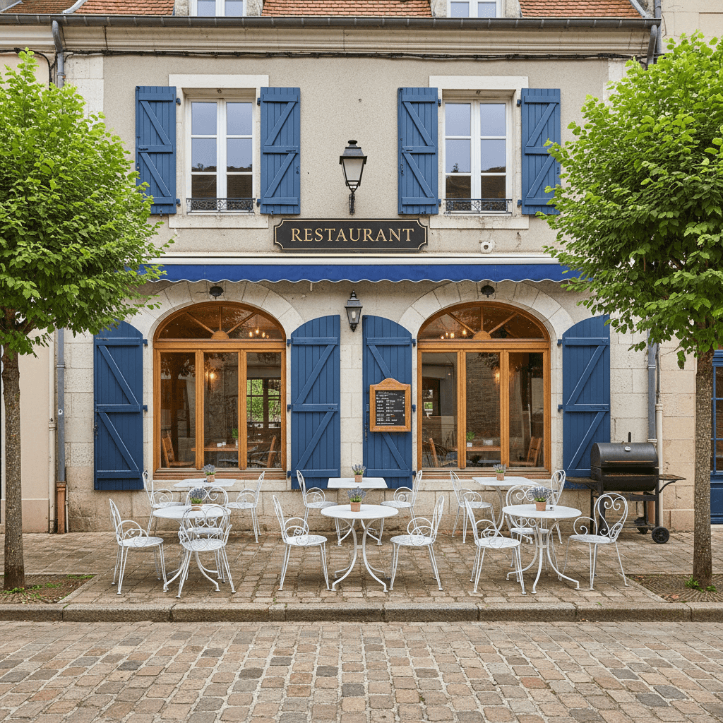 Restaurant 120m² à Lesparre-Médoc : terrasse - extraction - Image 1