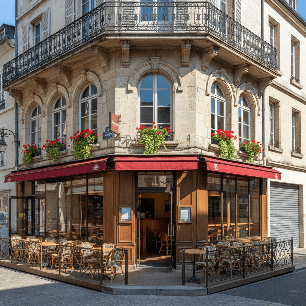 Fast-food à Le Mans : terrasse - licence IV - Image 1