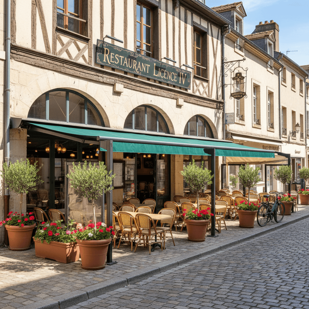 Restaurant à Périgueux : terrasse - licence IV - Image 1