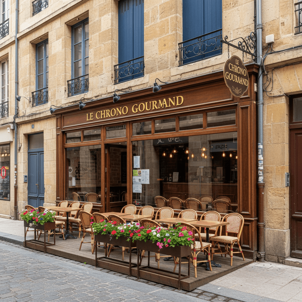 Fast-food 50m² à Bordeaux : terrasse - licence IV