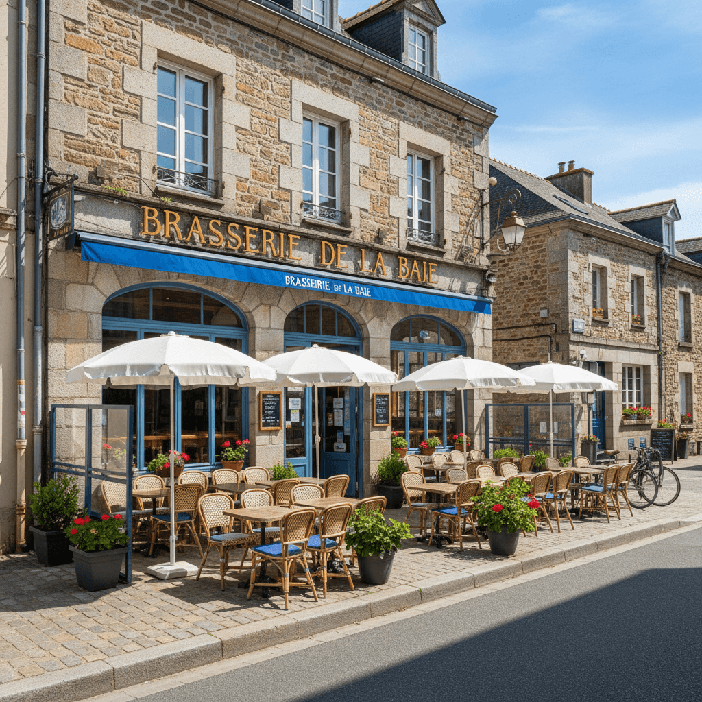 Bar-brasserie à Lamballe-Armor : terrasse - Image 1