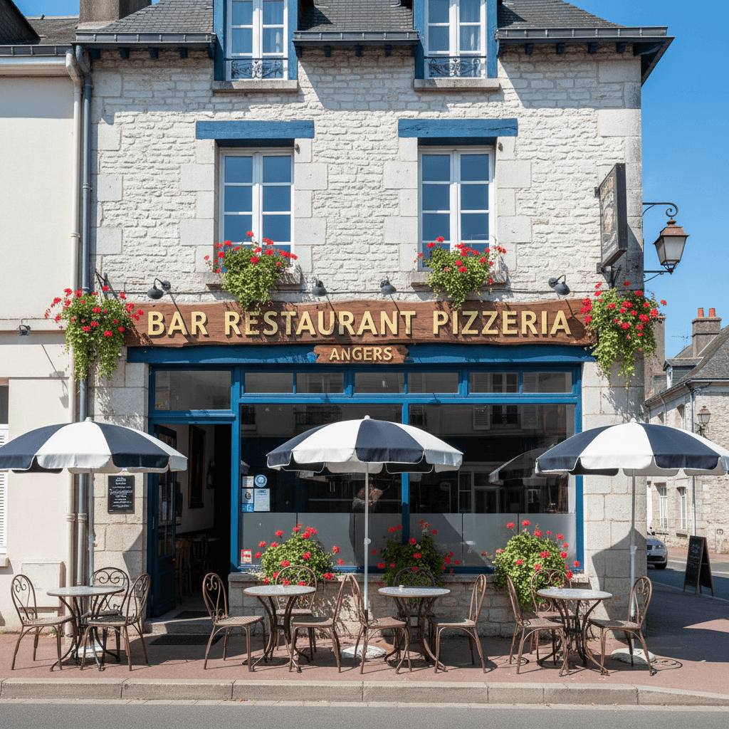Restaurant 270m² à Angers : terrasse - licence IV