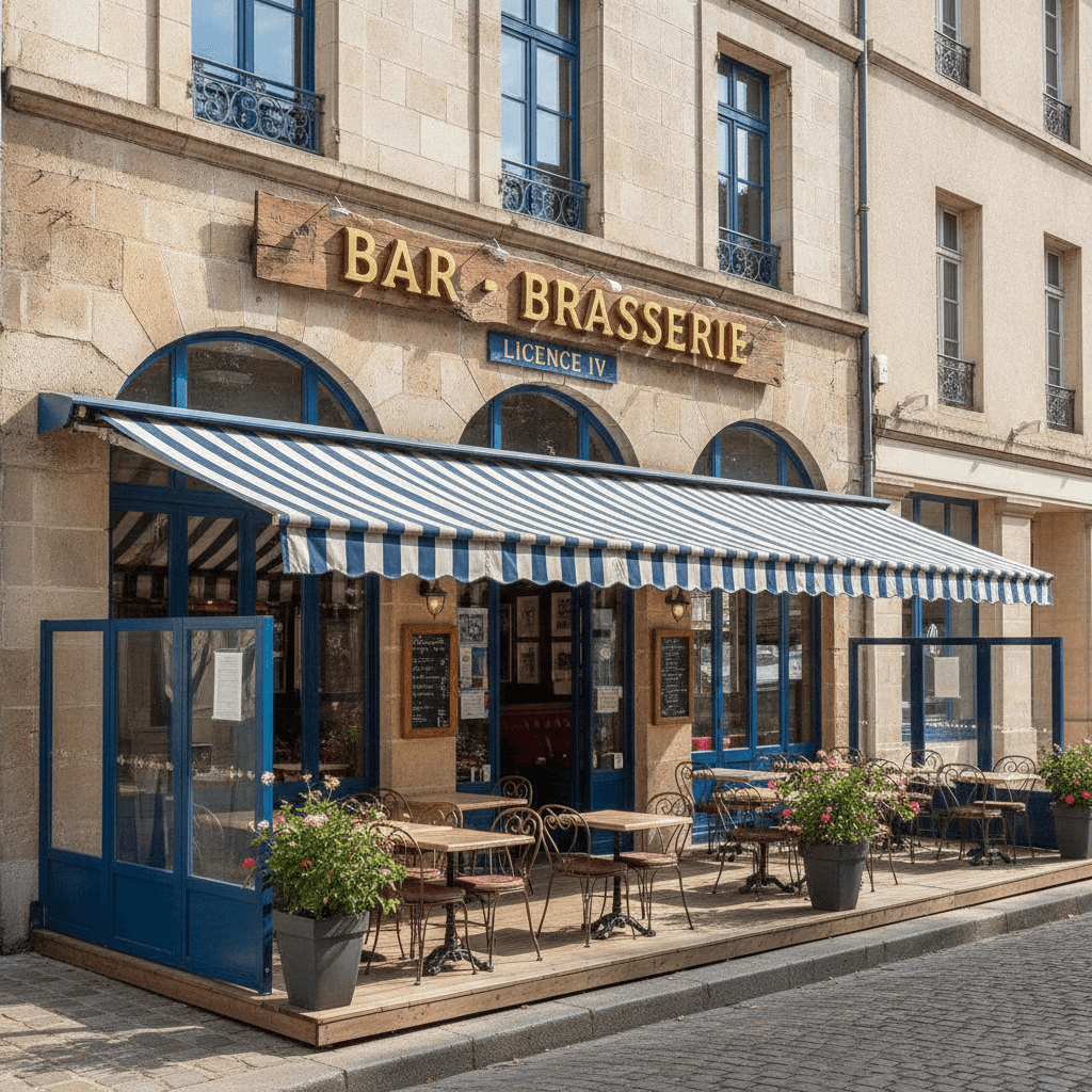 Bar-brasserie 170m² à L'Union : terrasse - licence IV - Image 1