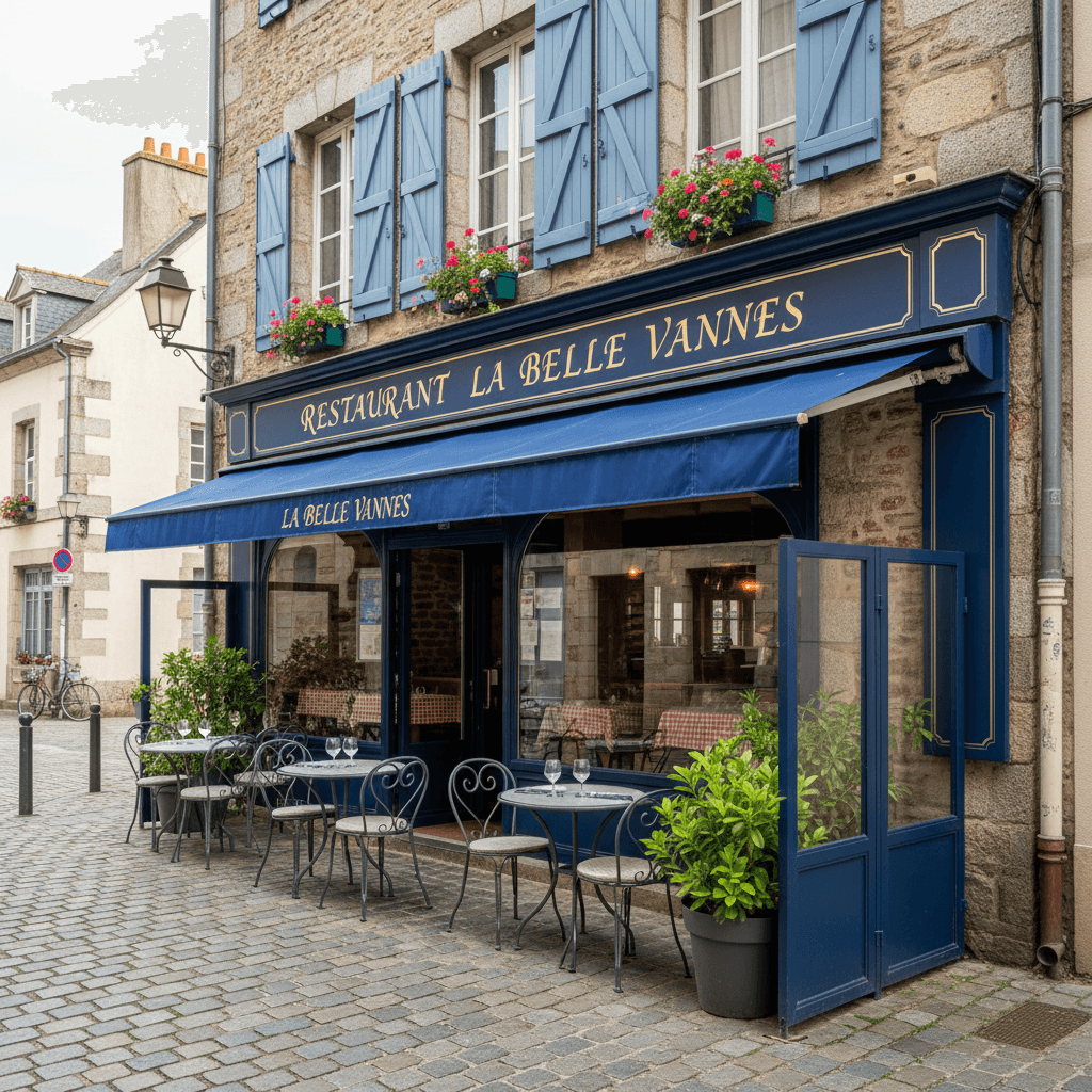 Restaurant à Vannes : terrasse - licence IV - Image 1
