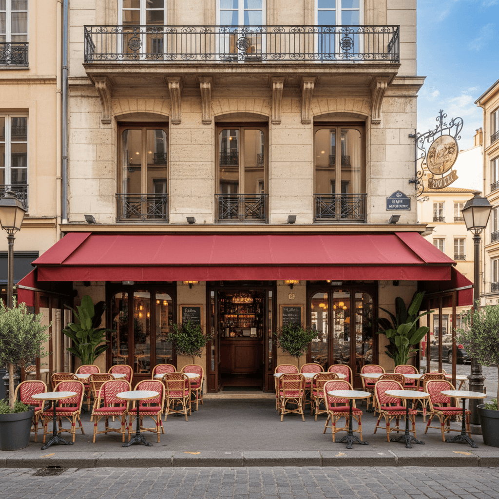 Restaurant 127m² à Lyon : terrasse - licence IV