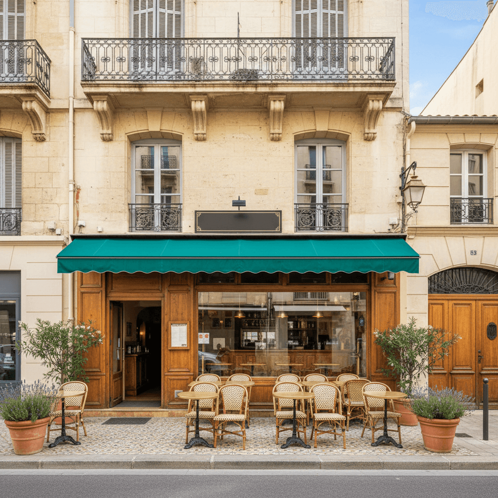 Restaurant 85m² à Marseille : terrasse - licence IV