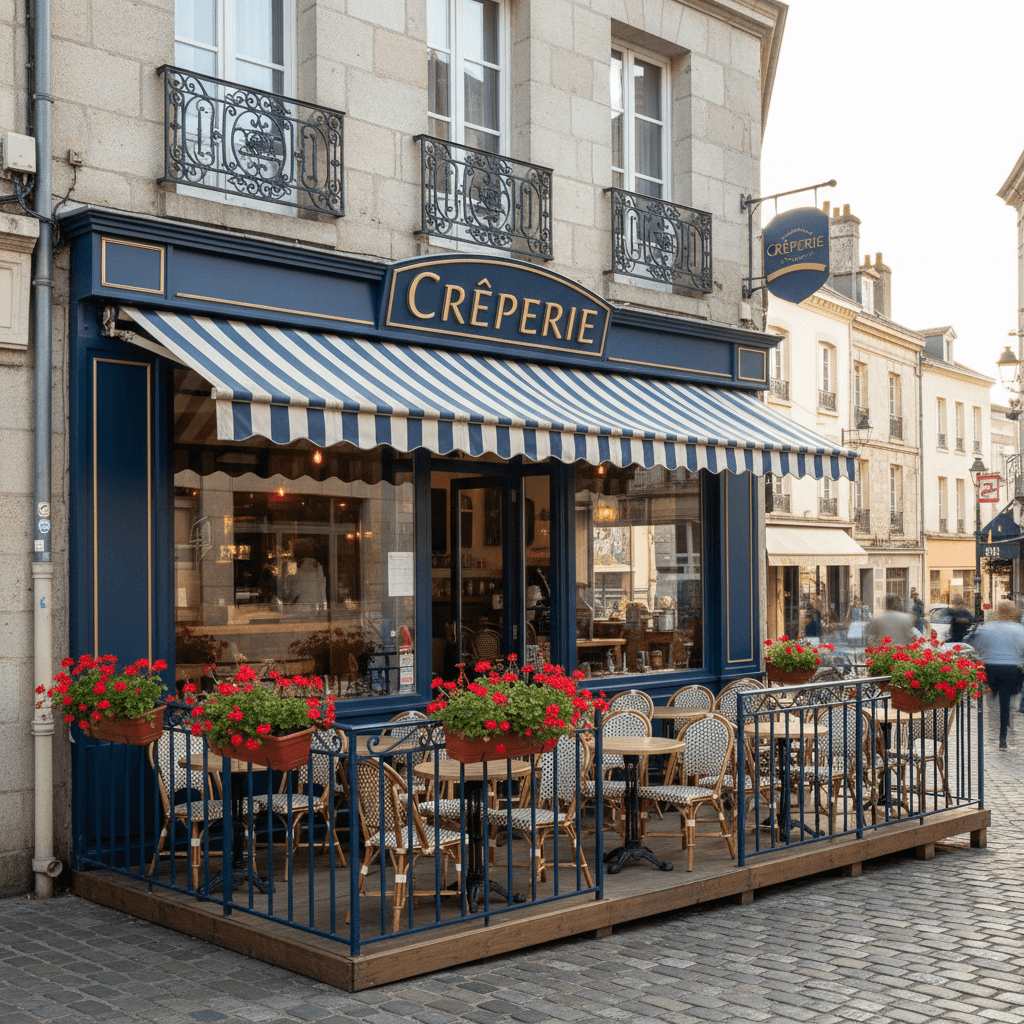 Restaurant 120m² à Nantes : terrasse - Image 1