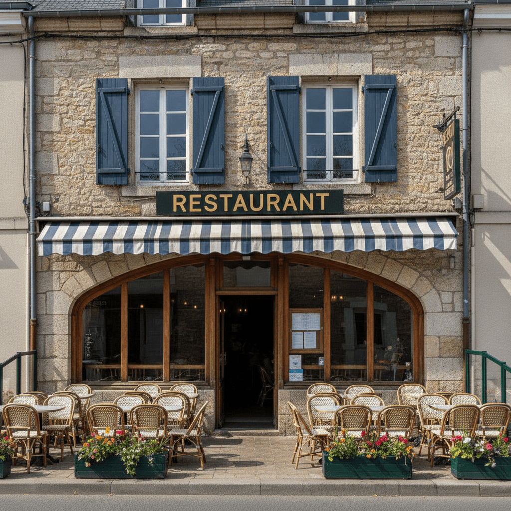 Restaurant 165m² à La Gaubretière : terrasse - licence IV - Image 1