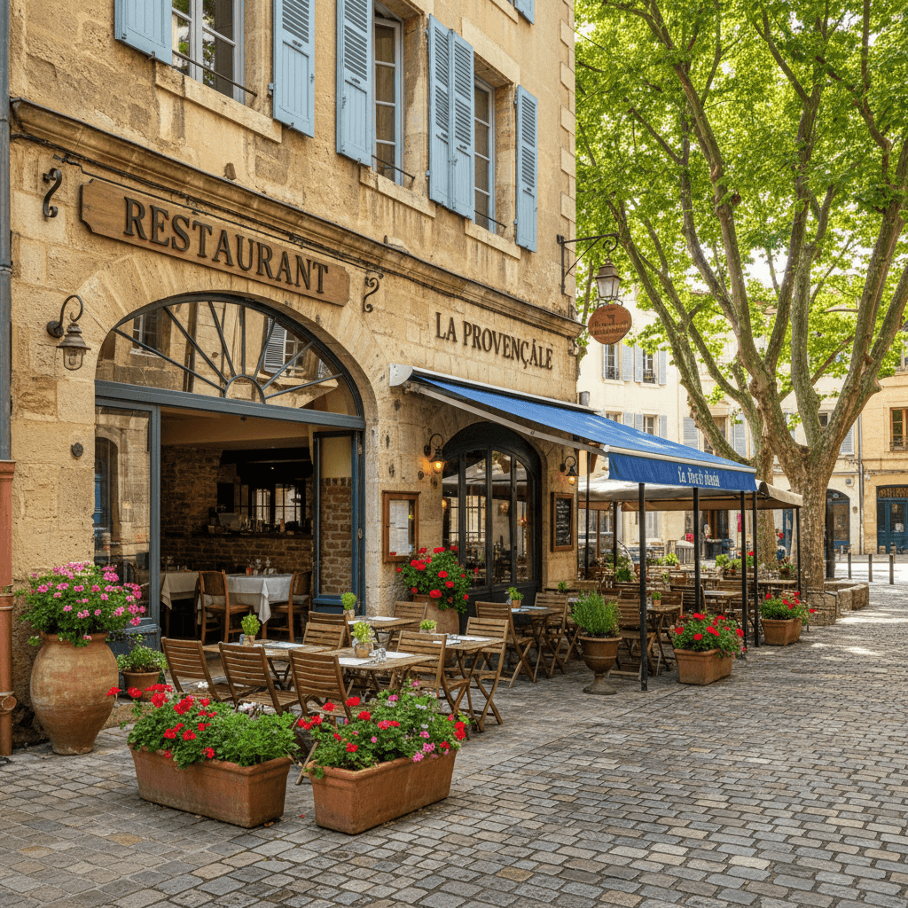 Restaurant à Avignon : terrasse - licence IV - Image 1