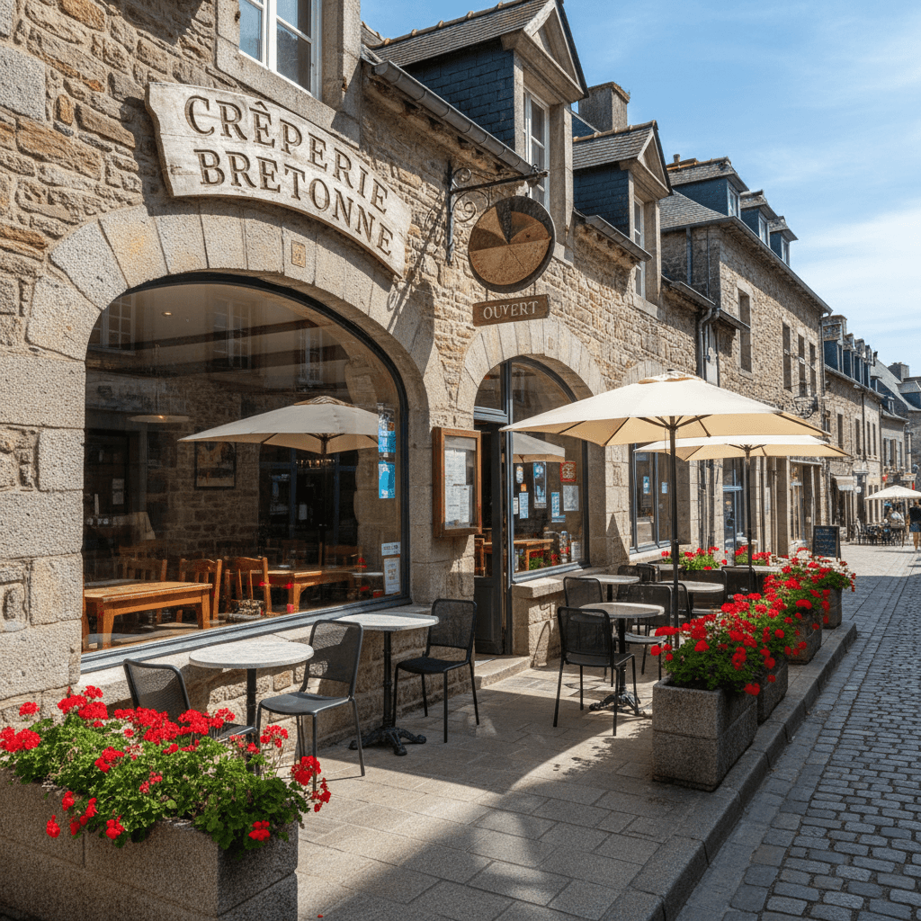 Restaurant à Quimper : terrasse - Image 1