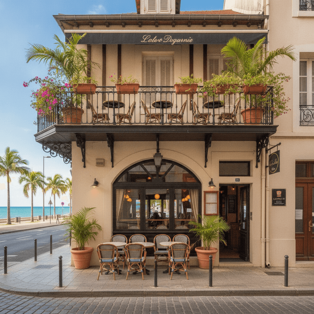 Restaurant à Fort-De-France : terrasse - licence IV - Image 1