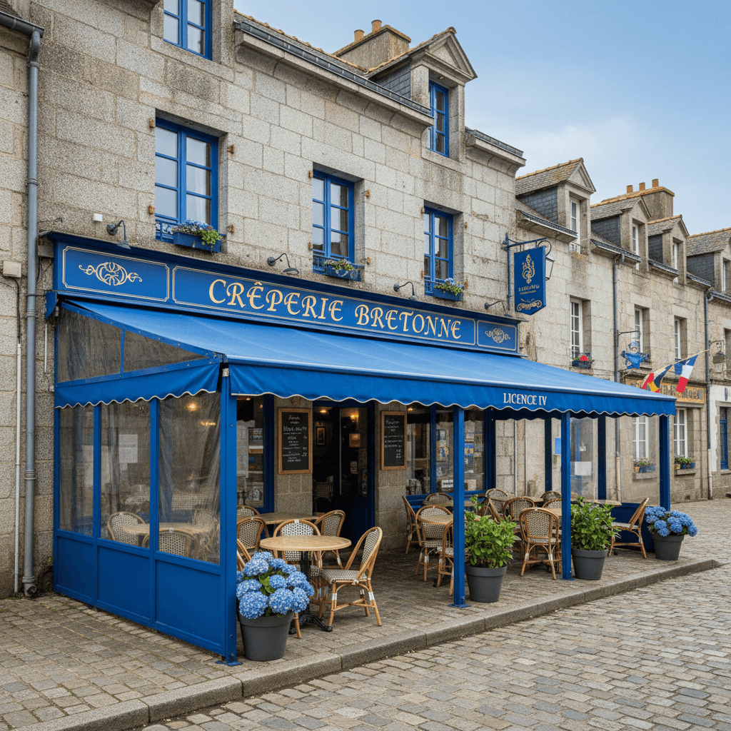 Restaurant à Concarneau : terrasse - licence IV - Image 1