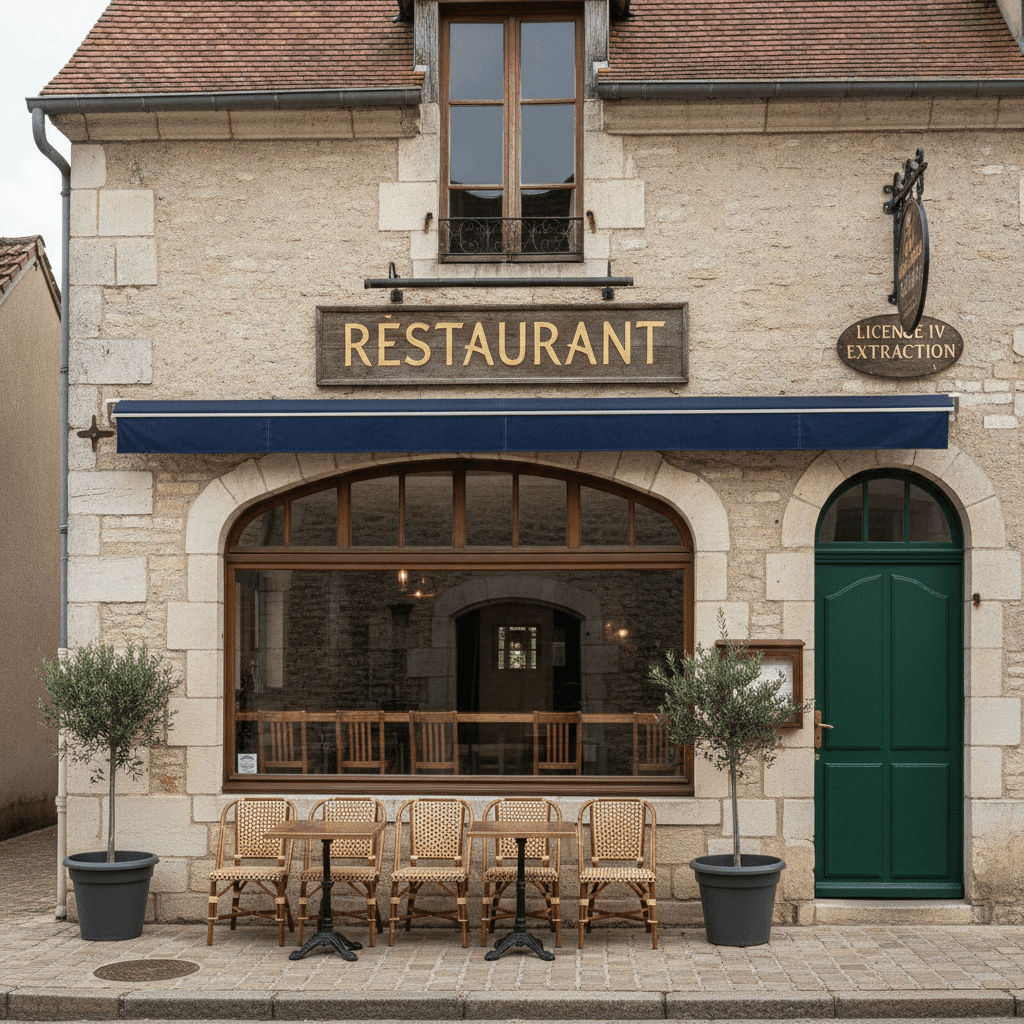 Restaurant 243m² à Menetou-Râtel : licence IV - extraction - Image 1