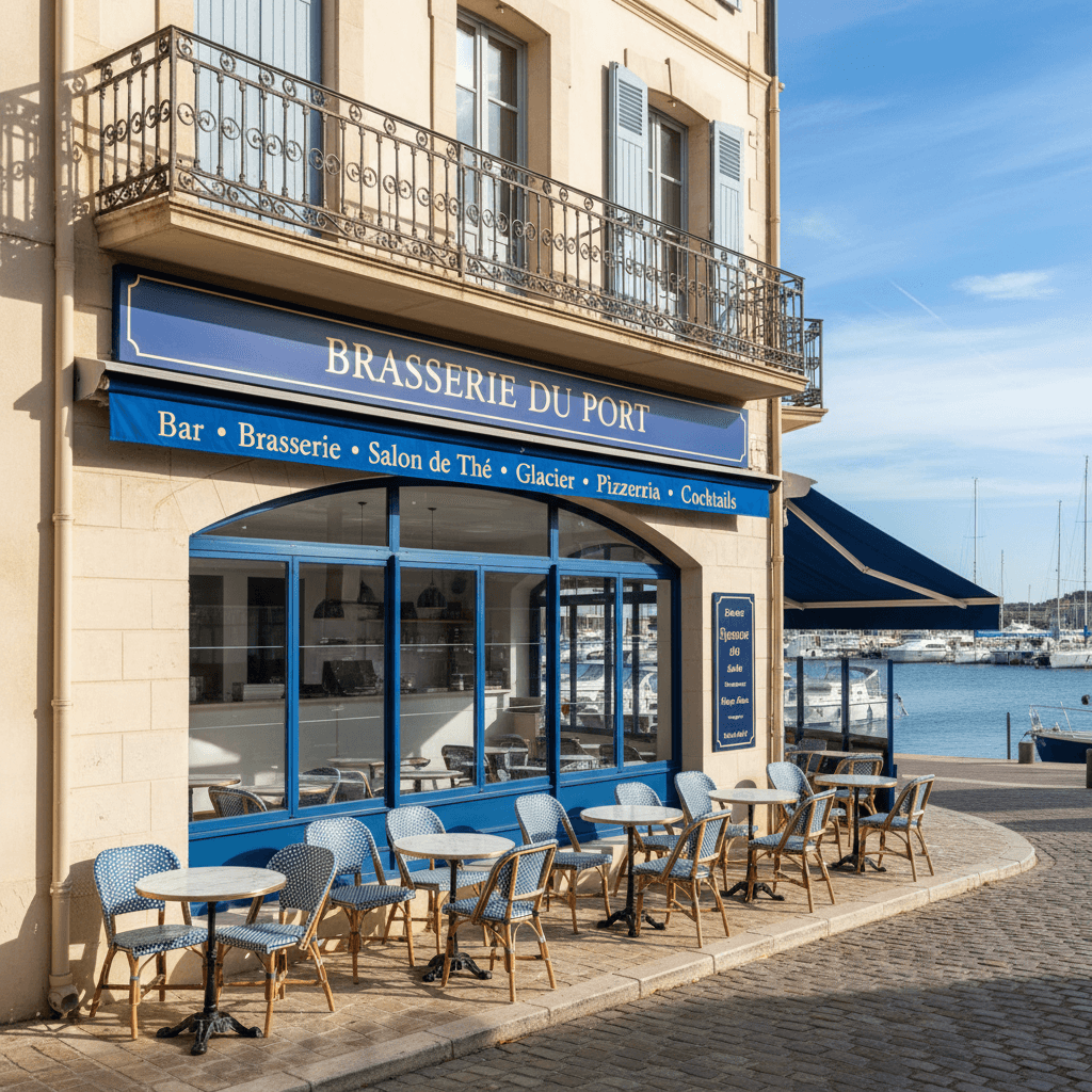 Bar-brasserie à Fréjus : terrasse - licence IV - Image 1