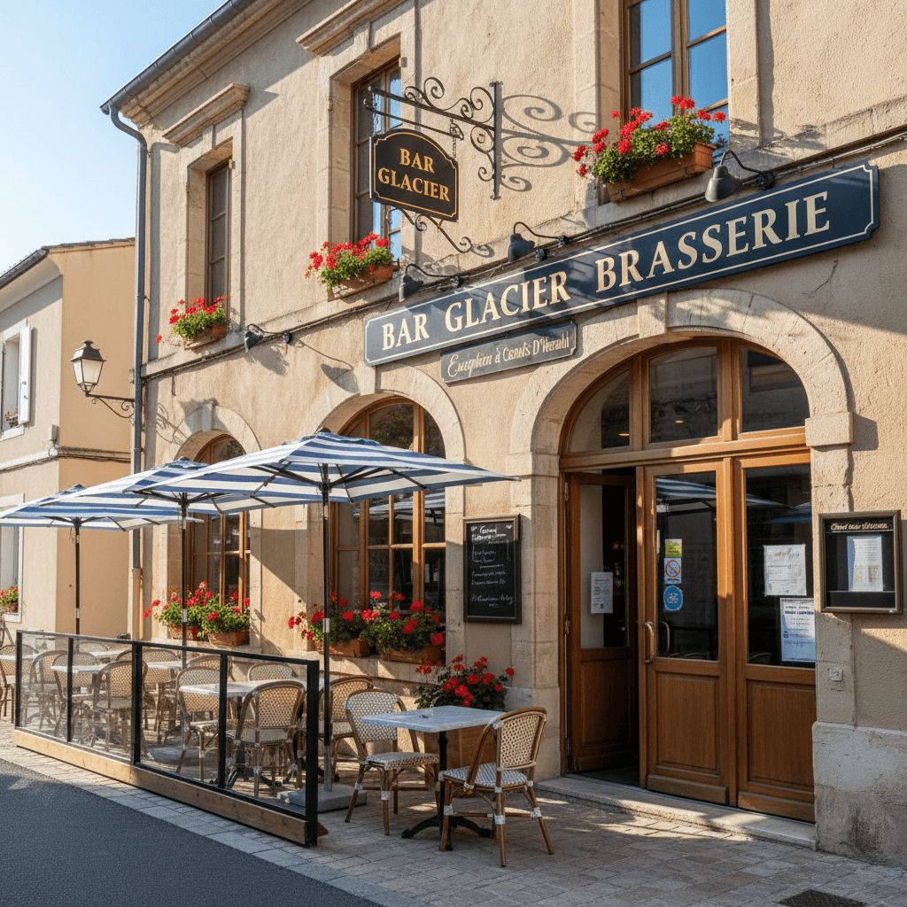 Bar-brasserie 140m² à Cazouls-D'Hérault : terrasse - licence IV - Image 1