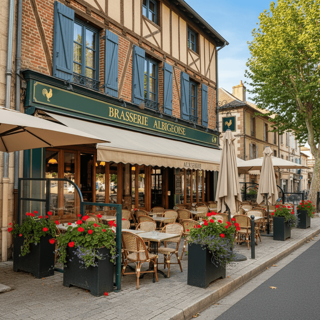Restaurant 200m² à Albi : terrasse - licence IV - Image 1