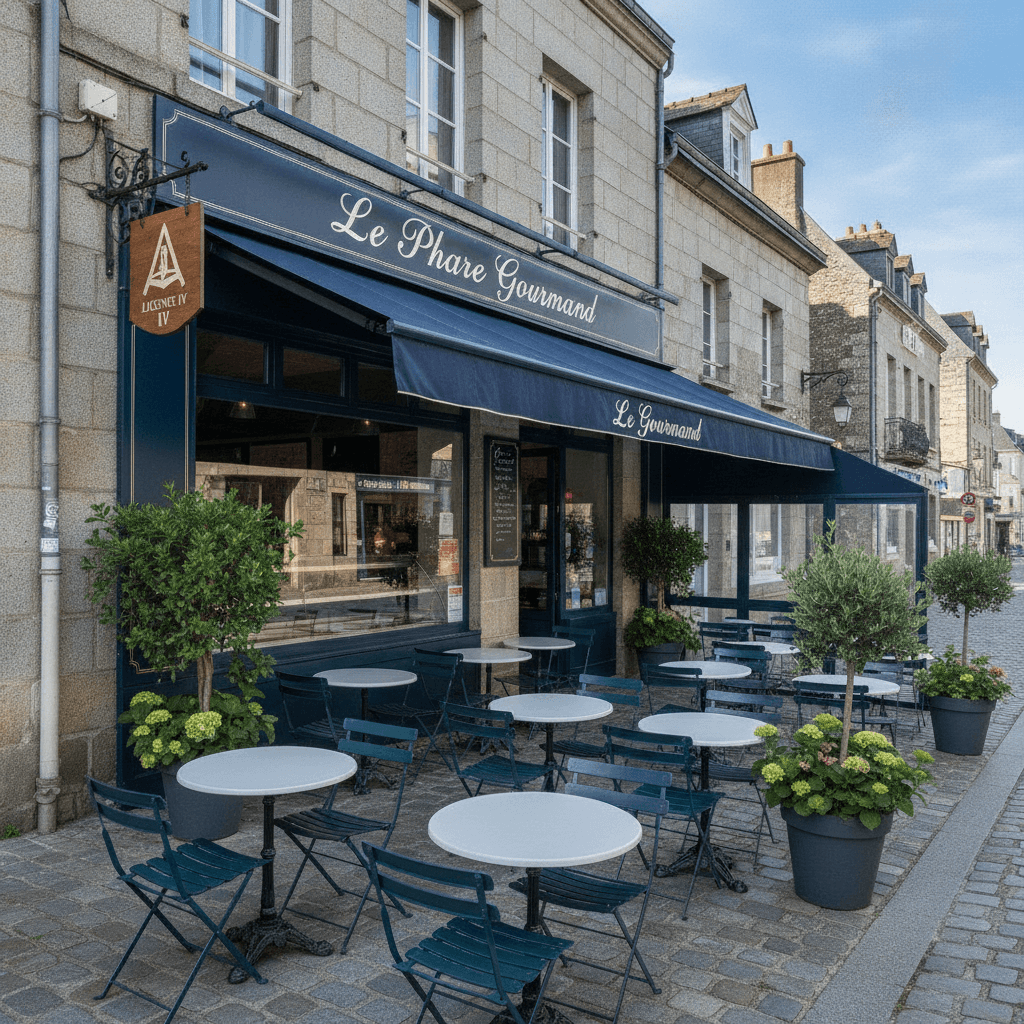 Fast-food à Vannes : terrasse - licence IV - Image 1