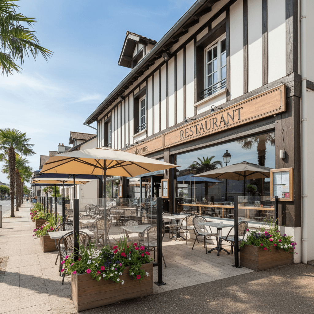 Restaurant 170m² à Labenne : terrasse - licence IV - Image 1