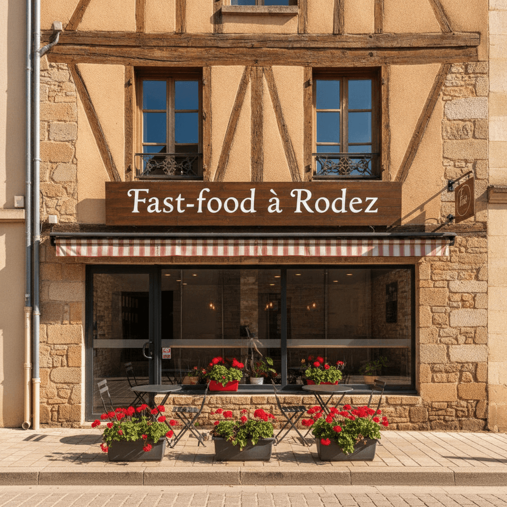 Fast-food 98m² à Rodez : terrasse - licence IV - Image 1