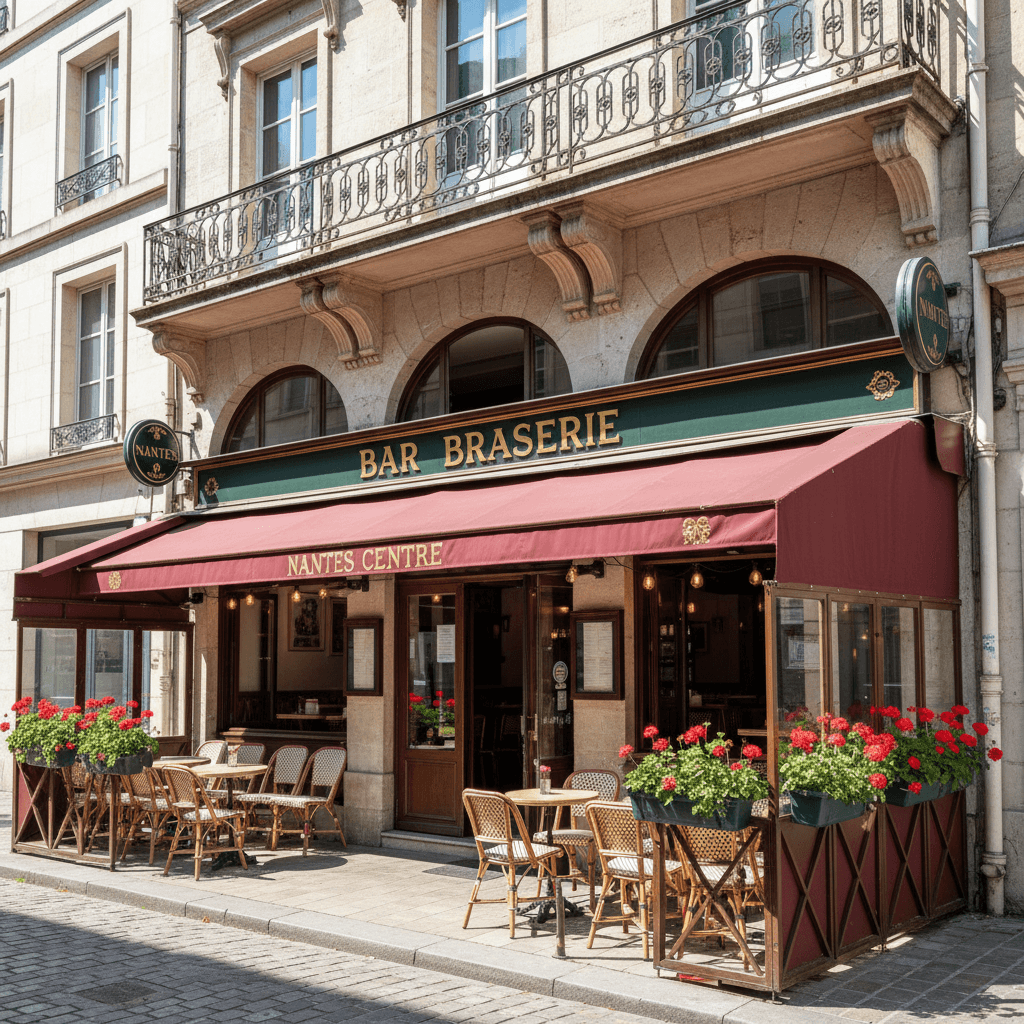 Bar-brasserie 75m² à Nantes : terrasse - licence IV - Image 1