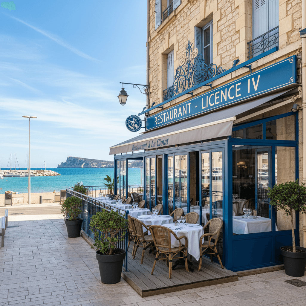 Restaurant à La Ciotat : terrasse - licence IV - Image 1