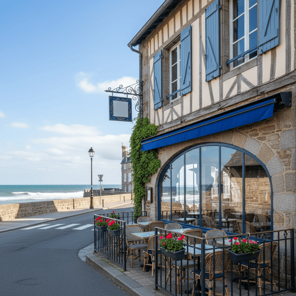 Restaurant à Saint-Malo : terrasse - licence IV - Image 1